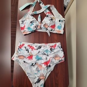 Dinosaur print bikini